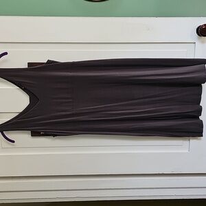 Athleta Charcoal Sleeveless Soft Dress Sz M